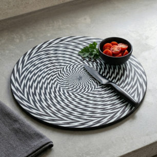 Planche À Découper Illusion de spirale dynamique