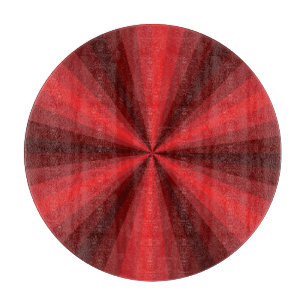 Planche À Découper Illusion optique Panneau de coupe en verre rouge