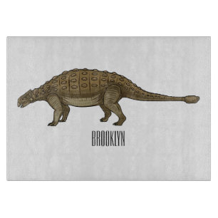 Planche À Découper Illustration d'Ankylosaurus