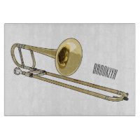 Illustration de dessin animé de Trombone
