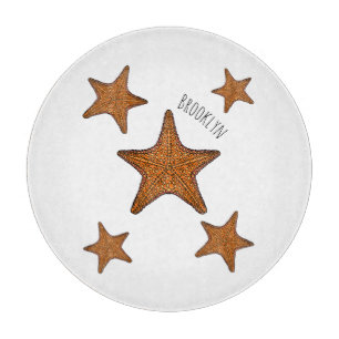 Planche À Découper Illustration de dessin de Starfish