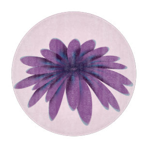 Planche À Découper Illustration de fleur de marguerite violette Bot