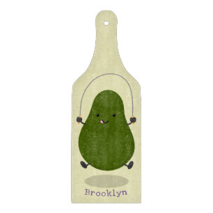 Planche À Découper Illustration de la corde à sauter à l'avocat migno