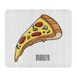 Planche À Découper Illustration de la pizza