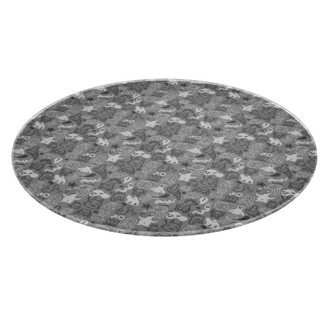 Planche À Découper illustration de motif de griffonnages (Coin)