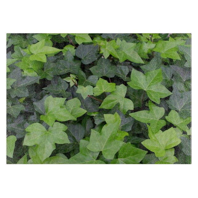 Planche À Découper Impression botanique verte Ivy (Devant)