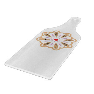 Planche À Découper Impression d'art floral Mandala   Décor Boho