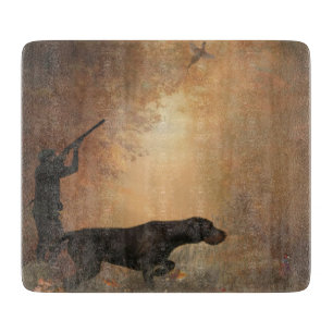 Planche À Découper Impression de toile de chasse de faisan