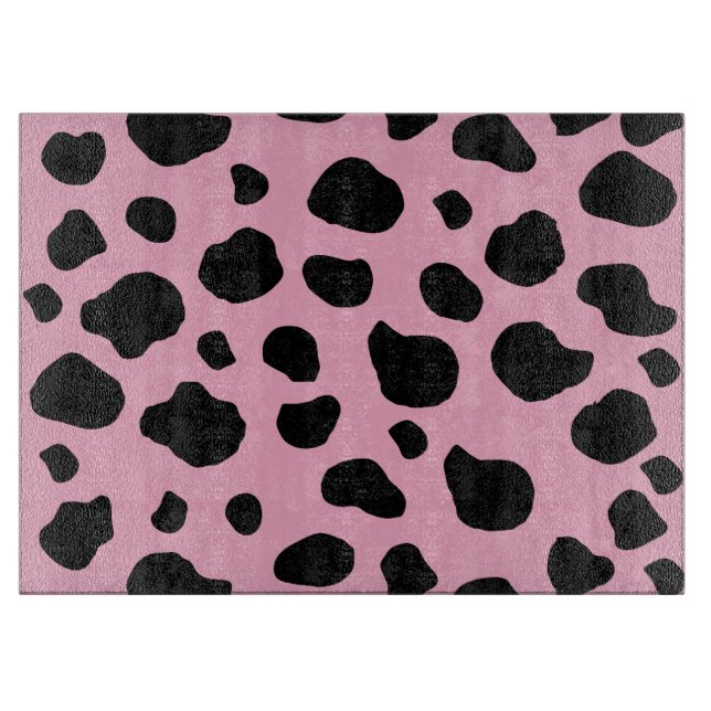 Planche À Découper Impression de vache, Motif de vache, Spots de vach (Devant)