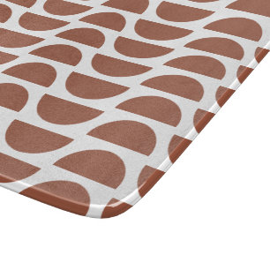 Planche À Découper Impression géométrique Abstraite en terre cuite co