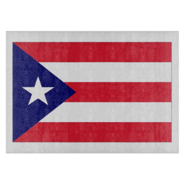 Planche À Découper Indicateur Porto Rico (Devant)