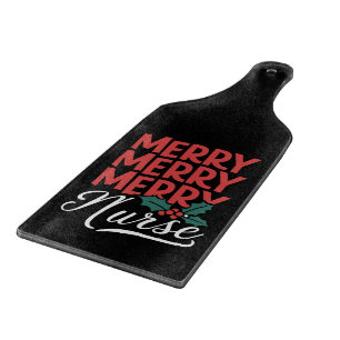 Planche À Découper Infirmière Noël Joyeuse Infirmière Cadeaux De Soin