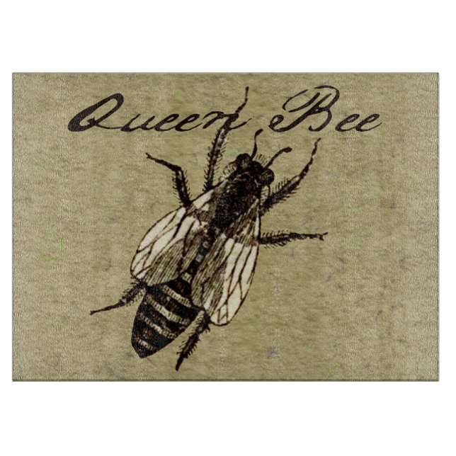 Planche À Découper Insecte de la faune de l'abeille Queen (Devant)