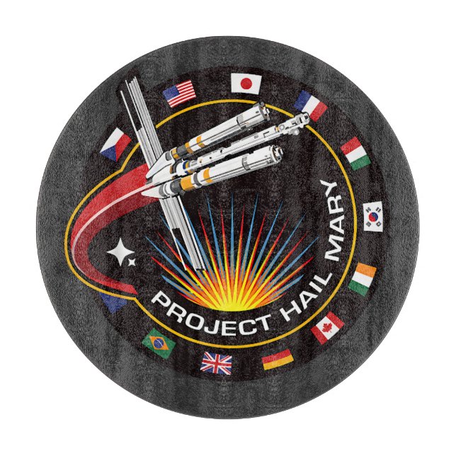 Planche À Découper Insigne de mission spatiale (Devant)