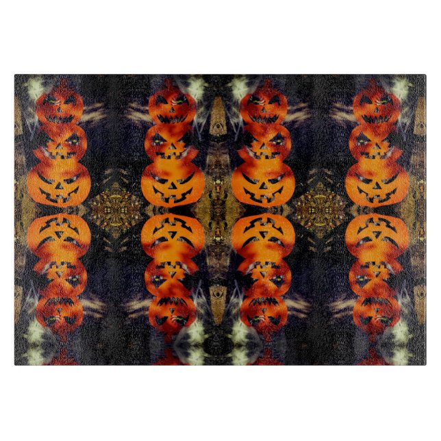 Planche à découper Jack-O-Lanterns éffrayante empi (Devant)