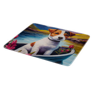 Planche À Découper Jack Russell à la pagaie : une aventure Pittoresqu