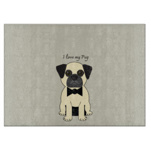 Planche À Découper J'adore mon Pug