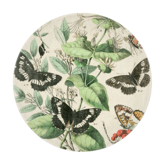 Planche À Découper Jardin des papillons et des fleurs (Devant)