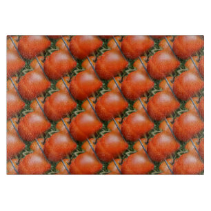 Planche À Découper Jardin Rouge Tomates Nature Motif