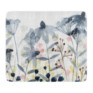 Planche À Découper Jardins stratifiés - Fleurs aquarelles