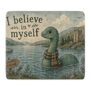 Planche À Découper Je crois en moi-même Monstre du Loch Ness fantaisi