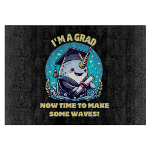 Planche À Découper Je suis diplômé en narval ! Il est temps de faire 