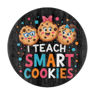 Planche À Découper J'enseigne aux cookies intelligents professeur de