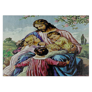 Planche À Découper Jésus et la Commission de coupe des enfants