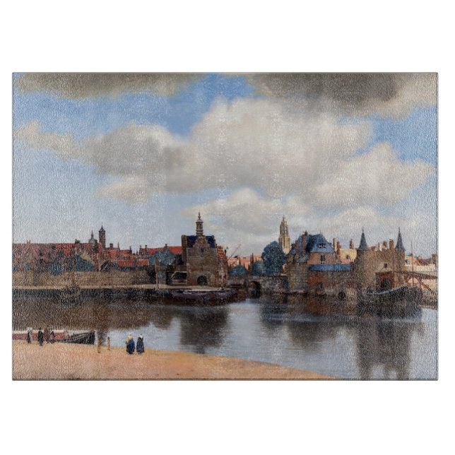 Planche À Découper Johannes Vermeer - Vue de Delft (Devant)