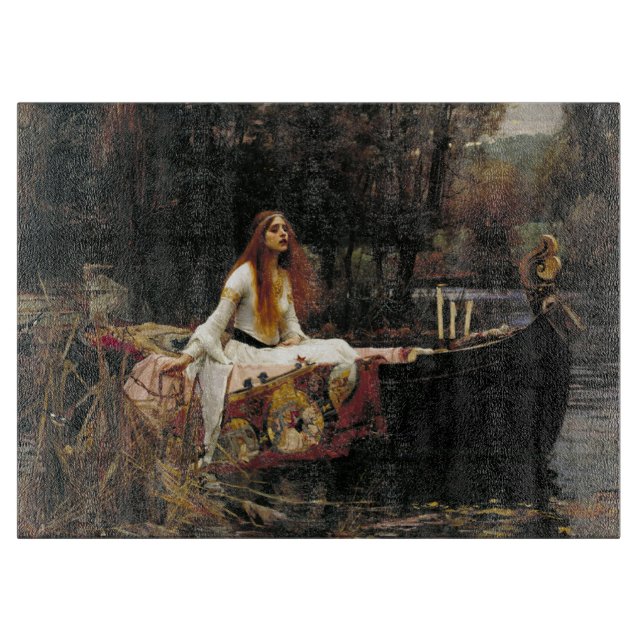 Planche À Découper John William Waterhouse The Lady Of Shalott (1888) (Devant)