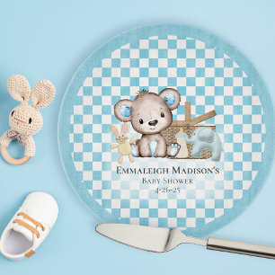 Planche À Découper Joli Baby shower de pique-nique Teddy Bear Brown
