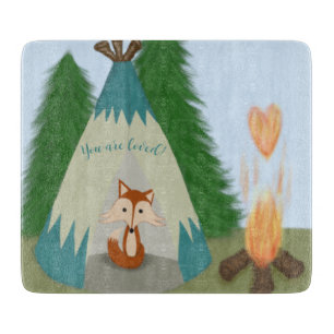 Planche À Découper Joli renard solitaire