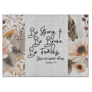 Planche À Découper Joshua 1 9 Soyez fort Soyez brave Bible Verse