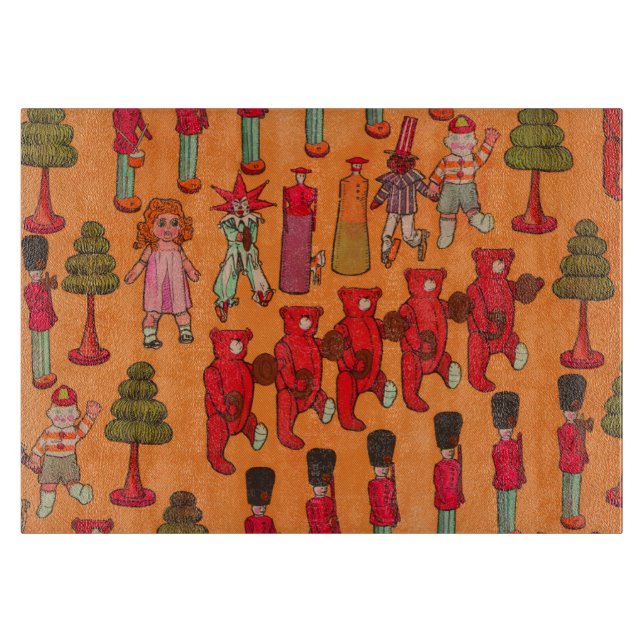 Planche À Découper Jouet de Noël Enfants Vintages Jouer (Devant)