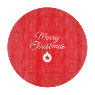 Planche À Découper Joyeux Noël classique unique minimaliste simple