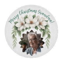 Joyeux Noël grand-mère photo cadeau de vacances