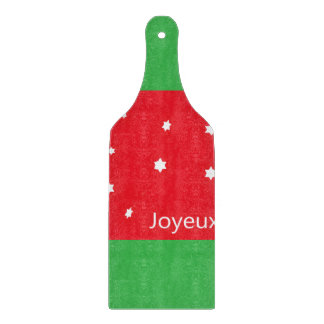 Planche À Découper Joyeux Noel Snowflakes Cutboard