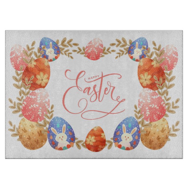 Planche À Découper Joyeux Pâques (Devant)