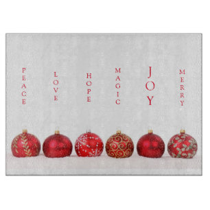 Planche À Découper Joyeux tableau de coupe de Noël moderne