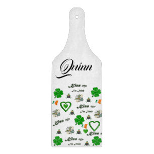 Planche À Découper Joyeux tableau de coupe en verre de la Saint Patri