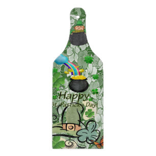 Planche À Découper Joyeux tableau de coupe en verre de la Saint Patri