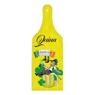 Planche À Découper Joyeux tableau de coupe en verre de la Saint Patri
