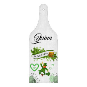 Planche À Découper Joyeux tableau de coupe en verre de la Saint Patri