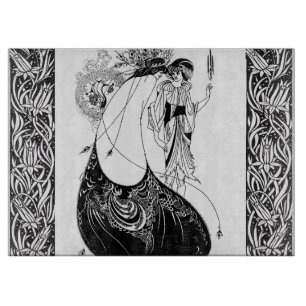 Planche À Découper Jupe Peacock Beardsley Art Nouveau