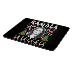 Planche À Découper Kamala Harris 2024 Noël Virgule La Xmas