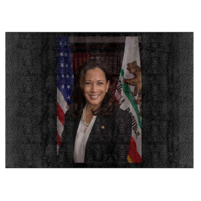 Planche À Découper Kamala Harris Vice-président américain, Biden 2024 (Devant)