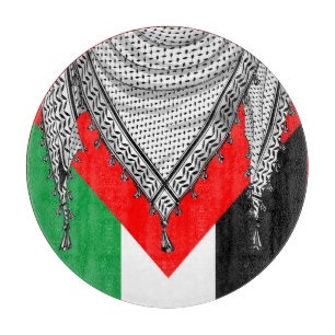 Planche À Découper Keffiyeh Écharpe palestinienne tissu traditionnel