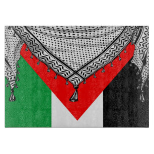 Planche À Découper Keffiyeh Écharpe palestinienne tissu traditionnel