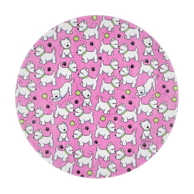 Planche À Découper KiniArt Jouer Westies (Devant)