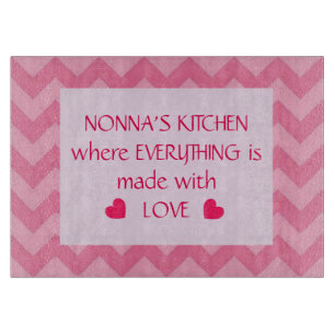 Planche À Découper La cuisine de Nonna personnalisable